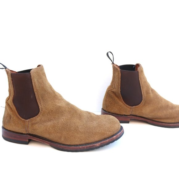 Frye Other - Frye Logan Chelsea suede ankle boots size 12